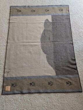 vintage WELLSPRING ROBES faribault wool camp blanket 1990's